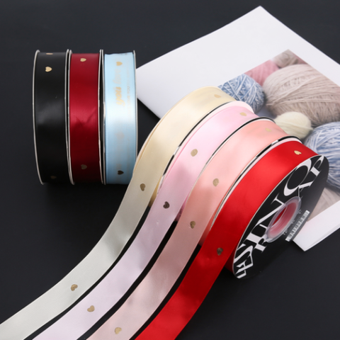 Ribbon TJZD-Just Love You 2.5*33Y(8Rolls/Pack) - 2.5cm*33Y