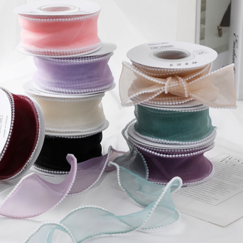 Wholesale Florist Ribbon WZZYWS(5rolls/pack) 4cm×5Y