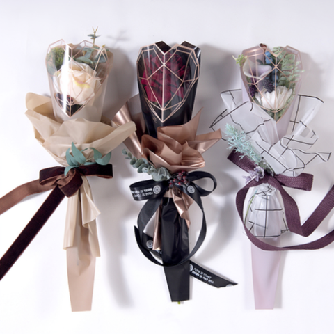 Wholesale Bouquet Bag & Flower Sleeve Single Rose Bag ZSDZ 60×15CM