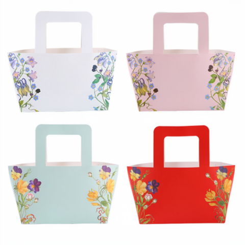 Wholesale Floral Gift Bag WMSTH(5pcs/bag) 28×8×14cm