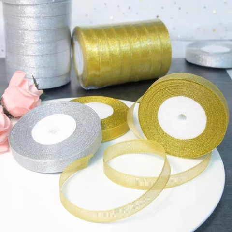 Wholesale Florist Ribbon JYCD(10rolls/pack）0.6cm—0.2cm 1.2cm×25Y