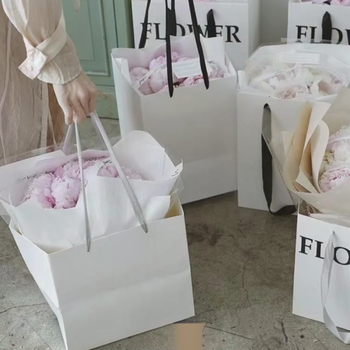 Wholesale Floral Gift Bag Flower-CCSTD-L-004(2pcs/bag) 32cm×32cm×40cm