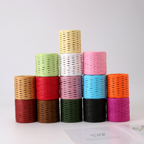 Wholesale Florist Ribbon LLCZS-M 0.5cm×200Y(Unfolded size:4CM×200Y 200G/roll） 0.5cm×200Y