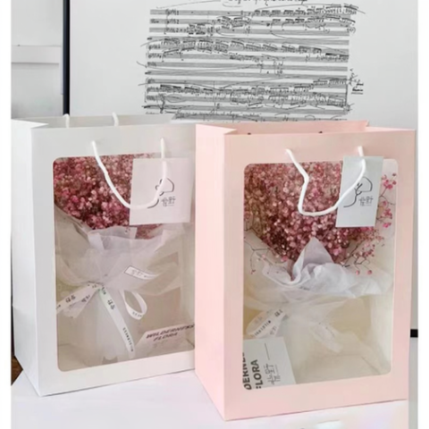 Wholesale Floral Gift Bag SXKCD(5pcs/bag) 25×15×35cm