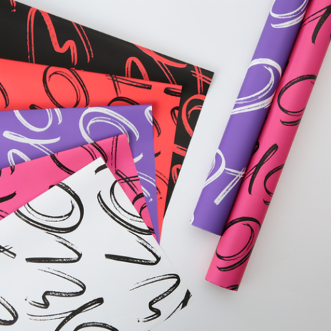 Wholesale Floral Wrapping Paper -XXY043-A 58×58CM