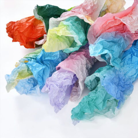 Wrapping paper - 50*70cm (Colourful Crinkled Tissue)