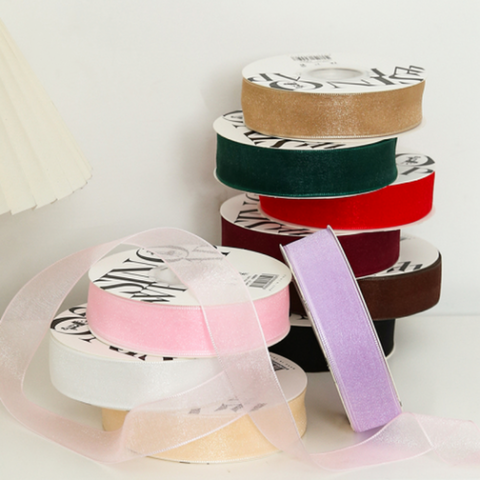 Wholesale Florist Ribbon BXSD 8Roll/pack 2.5cm×25Y 2.5CM×25Y