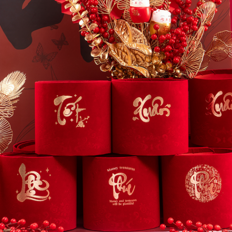 Wholesale Flower Gift Box YNFT (2PCS/SET) 16.5×16.5cm & 17×18cm