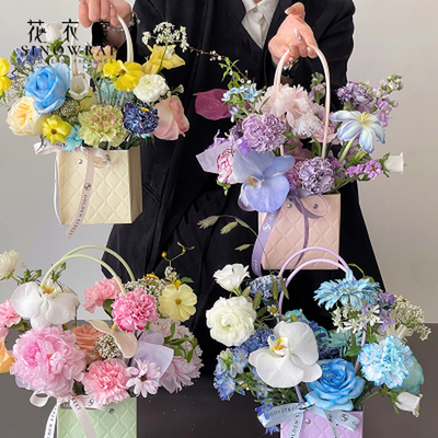Wholesale Floral Gift Bag LGYWMKD-(ZP7) (10pcs/bag) 15×13×12.5cm
