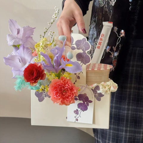 Wholesale Bouquet Bag QHH(10pcs/Bag) 20×9×24cm