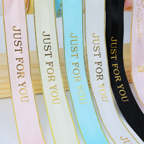 Wholesale Florist Ribbon TJZDJUST 5roll/pack 2.5CM×25Y