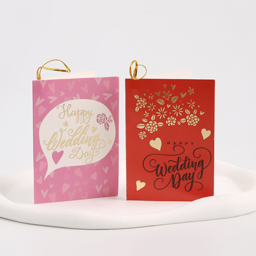 Wholesale Floral Gift Card KP-001 (No golden string) 6.6×9.4CM