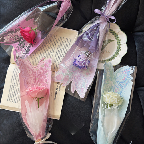 Wholesale Floral Wrapping Paper HDYMGDZD(10pcs/bag) (16×45cm)+(15×44cm)