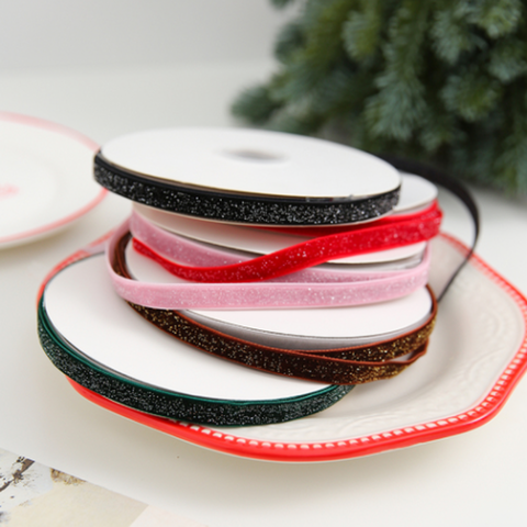 Wholesale Florist Ribbon YJXGD1 5Rolls/Pack 1cm×10Y