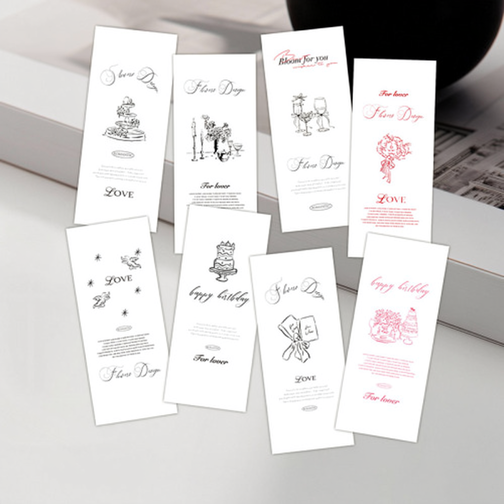 Wholesale Floral Gift Card FSKPCK 5.4×13CM