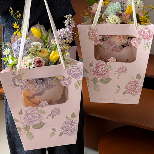 Wholesale Bouquet Bag & Flower Sleeve H.HDSTD l(U30+D20)*(U25+18)H34cm