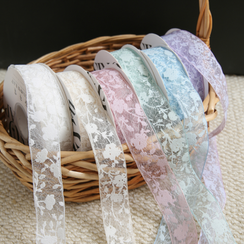 Wholesale Florist Ribbon YYSD 8Rolls/Pack 3CM×9Y