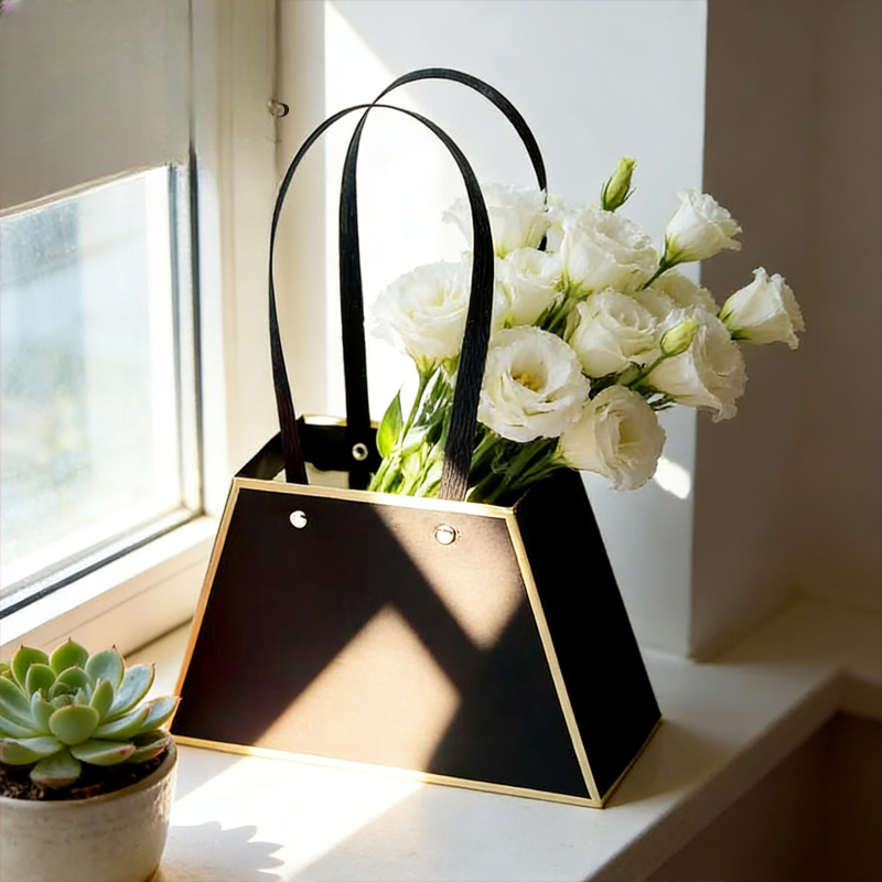 Flower Gift Bags 21x10x13cm, 10pcs/Bag – Wholesale Floral Packaging Bags (DTSTD) - Image 2