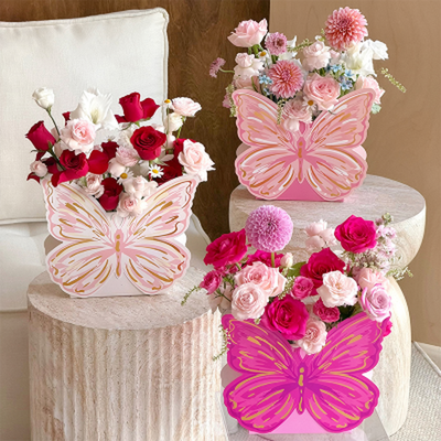 Transparent Bouquet Gift Box 18x8x24.5cm, 10pcs/Bag – Wholesale Flower Box (XKXCHD)