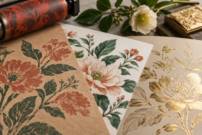 Flexo vs Offset vs Hot Foil for Floral Packaging